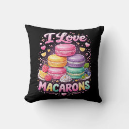 Sweet Love Macarons Kussen