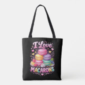 Sweet Love Macarons Tote Bag (Achterkant)