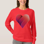 Sweet Love met lange mouwen T-shirt (Voorkant)