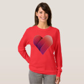 Sweet Love met lange mouwen T-shirt (Voorkant volledig)