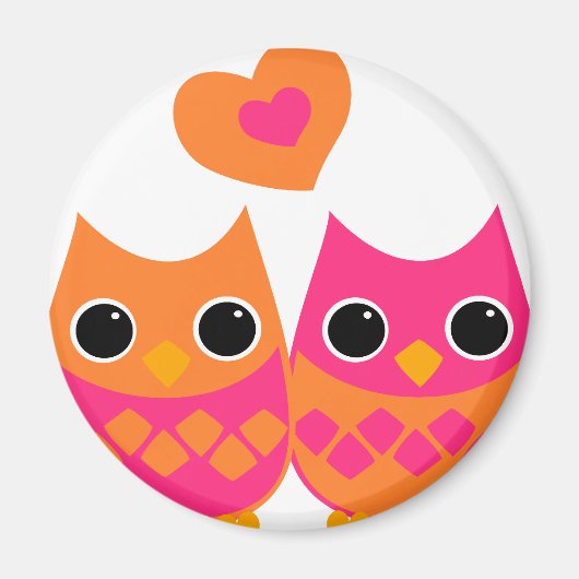 Sweet Love Owls Magneet (Voorkant)