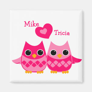 Sweet Love Owls Magneet