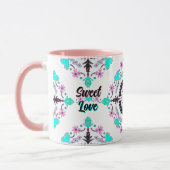 Sweet Love Personalize houdt van naam Mok (Links)