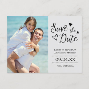 Sweet Love Photo Save the Date Briefkaart