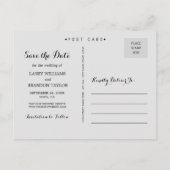 Sweet Love Photo Save the Date Briefkaart (Achterkant)
