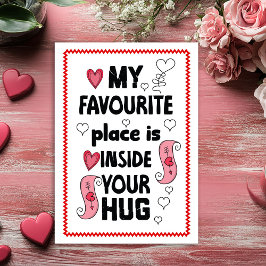 Sweet Love Quote Hand Drawn Valentine Card Feestdagenkaart