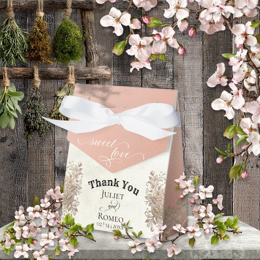 Sweet Love - Rose Gold Bedankdoosjes