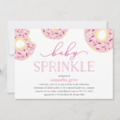Sweet Love | Uitnodiging voor Baby Sprinkle (Voorkant)