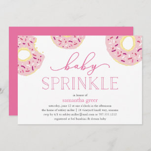 Sweet Love   Uitnodiging voor Baby Sprinkle