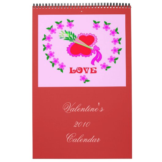 Sweet Love - Valentijnse agenda 2010 Kalender (Hoes)