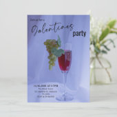 Sweet Love Valentine’s Day Party Kaart (Staand voorkant)