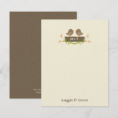 Sweet Love Weddenschap Hartelijk dank Bedankkaart (Voorkant / Achterkant)