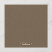 Sweet Love Weddenschap Menu Card (Achterkant)