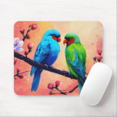 Sweet Lovebirds-Muismat Muismat (Met muis)