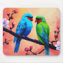 Sweet Lovebirds-Muismat