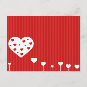Sweet Lovely Romantic Hearts Briefkaart