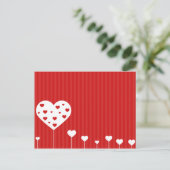 Sweet Lovely Romantic Hearts Briefkaart (Staand voorkant)