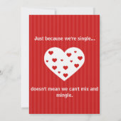 Sweet Lovely Romantic Hearts Valentijnsdag Party Kaart (Achterkant)