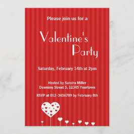 Sweet Lovely Romantic Hearts Valentijnsdag Party Kaart