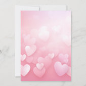 Sweet, Lovely Valentine's Greeting Flat Card (Achterkant)