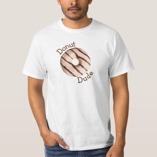 Sweet-Lovin' Guys Donut Dude Mannen T-shirt (Voorkant)
