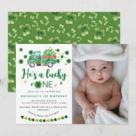 Sweet Lucky One foto Verjaardagsfeest Kaart