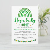 Sweet Lucky One verjaardagsfeestje Kaart (Staand voorkant)