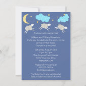 Sweet Lullaby Gender Neutral Baby shower Kaart (Achterkant)