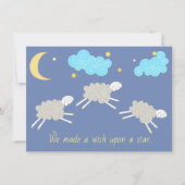 Sweet Lullaby Gender Neutral Baby shower Kaart (Voorkant)