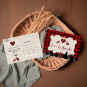 Sweet Lumberjack Baby shower Hartelijk dank Briefkaart