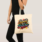Sweet maar Psycho Modieuze Canvas tas (Voorkant (product))
