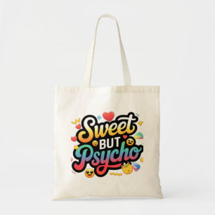 Sweet maar Psycho Modieuze Canvas tas