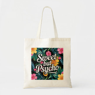 Sweet maar Psycho Modieuze Canvas tas