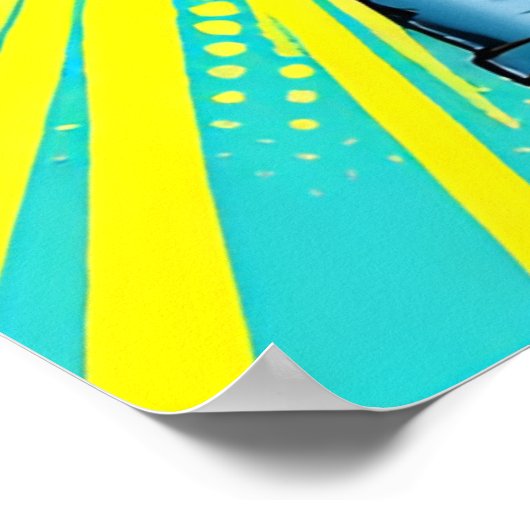 Sweet maar Salty Cowgirl - Retro Westerne Pop Kuns Poster (Hoek)