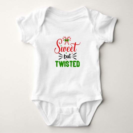Sweet maar twisted baby bodysuit (Voorkant)