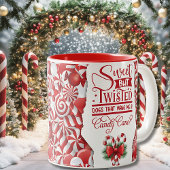 Sweet maar Twisted Candy Cane Keramische Mok