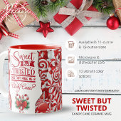 Sweet maar Twisted Candy Cane Keramische Mok