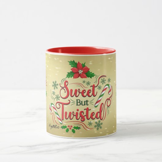 Sweet, maar twisted Kerstmis Mok (Midden)