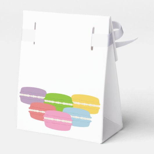 Sweet Macarons Cake Bedankdoosjes (Achterkant)