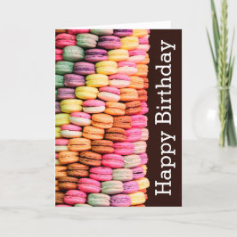 Sweet Macarons Happy Birthday Kaart