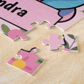 Sweet Magical Unicorn Ontwerp Gepersonaliseerde Gi Legpuzzel (Zijkant)