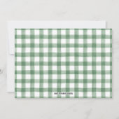 Sweet Magnolia Bayou Baby shower Invitation Kaart (Achterkant)