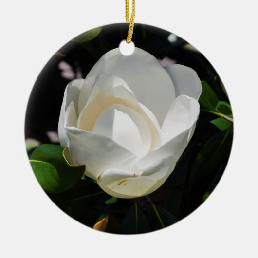 Sweet Magnolia Keramisch Ornament (Voorkant)