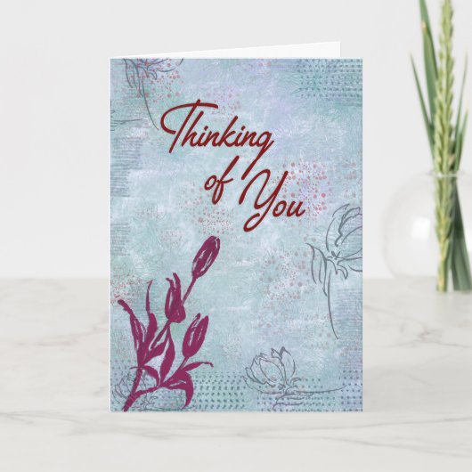 Sweet Magnolias Thinking of You Card Kaart (Voorkant)