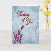 Sweet Magnolias Thinking of You Card Kaart (Gele Bloem)
