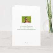 Sweet Mallard Duck krijgt goed Kaart (Achterkant)