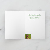 Sweet Mallard Duck krijgt goed Kaart (Binnen)