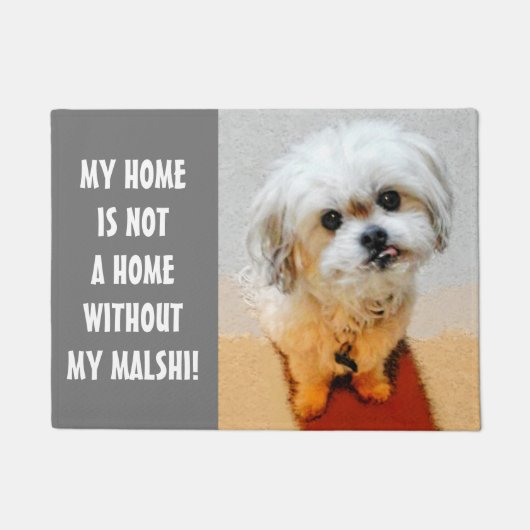 Sweet Malshi Dog Doormat Deurmat (Voorkant)