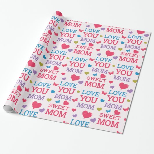 Sweet Mam Cadeaupapier (Uitgerold)