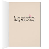 Sweet Mam en baby Raccoons Moederdag (Binnen (Rechts))